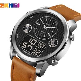 Skmei Digital Sport Men regarde la marque Chrono Countdown Stopwatch Luxury Electrony LED Militroproof-Wristwatch Relogio 240428