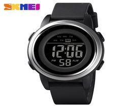 Skmei Fashion Men Digital Watches Sport 5bar Affichage lumineux imperméable ALRAM Clock Men039s montre des montres-bracelets Montre Homme 153846453