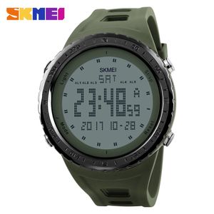 SKMEI Mode Outdoor Sport Horloge Heren Countdown Waterdichte Back Light Chrono Digital Polshorloges Hombre Reloj Montre Homme X0524
