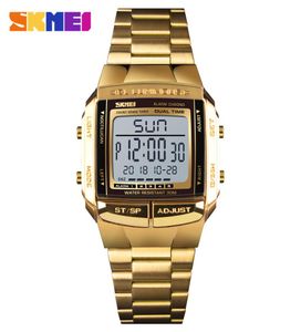 Skmei Fashion Sports Watches Electronic Mens Watches Brand Busines mannelijke klok waterdichte LED digitaal horlogemodel 13815289347