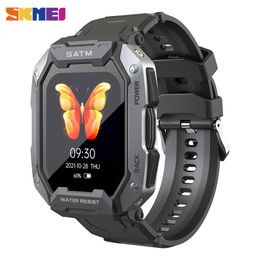 SKMEI IP68 Impermeable al aire libre Sports Swimming Smart Watch Smart Men Monitoreo de frecuencia cardíaca Bluetooth Smartwatch múltiples modos deportivos