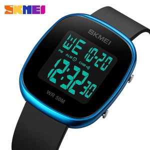 SKMEI Japan LED Licht Digitale Beweging Sport Mannen Horloge Mode 5bar Waterdichte Stopwatch Polshorloge Klok Relogio Masculino 1843 G1022