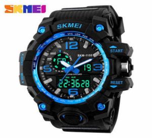 Skmei Large Calan Shock Outdoor Sports montre des hommes Digital LED 50m Imperping Military Army Watch Alarm Chrono Wrist Wrists 11557070517