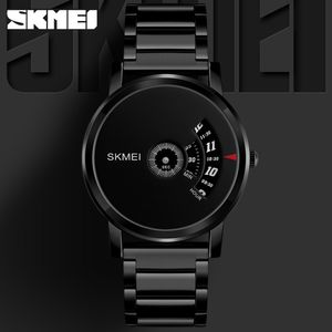 Skmei marque de luxe hommes montre en acier inoxydable mâle Quartz Sport montre hommes étanche montres décontractées relogio masculino 1260