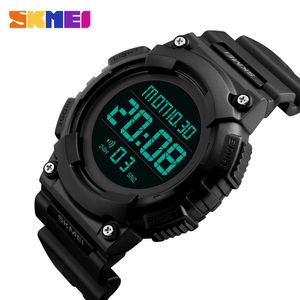 SKMEI Hommes Sport Montre 5Bar Étanche Marque De Luxe Montres De Mode Multifonction Alarme Montre Numérique Relogio Masculino 1248 X0524