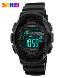 Skmei Men Sports Watch Fashion Chronos Countdown Men039s étanche LED Digital Watch Man Military Clock Relogo Masculino9707594