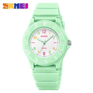 SKMEI nouveau bracelet souple en TPU enfants montres de sport 50M étanche enfants montres à Quartz pour garçons filles