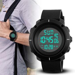 SKMEI Outdoor Sport Horloge Mannen Multifunctionele Chronograaf 5Bar Waterdichte Wekker Digitale Horloges reloj hombre 2022275Q