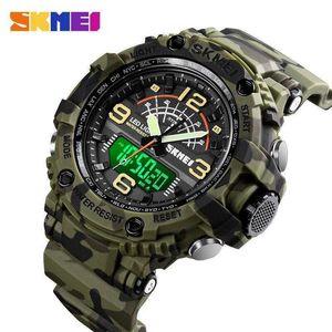 SKMEI Sport Montres Hommes Militaire Électronique Montre-Bracelet Résistant Aux Chocs Étanche 5 Bar Compte À Rebours Mens Horloge Chronomètre 1617