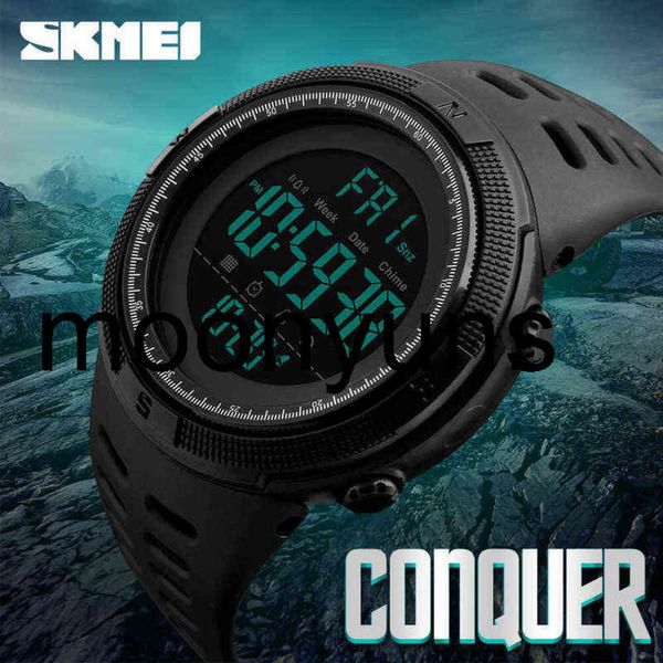 skmei watch skmei marque mascules sports regarde fashion chronos compte à rebours imperméable à la plate