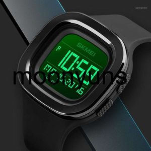 Skmei Watch Wrist-Wrists Fashion Sports Digital Watch Skmei Brand Square LED HOMMES CHRONO ALARME ALLAPHOPHER HORLY ROLOGIO MASCULINO1 HAUTE QUALITÉ