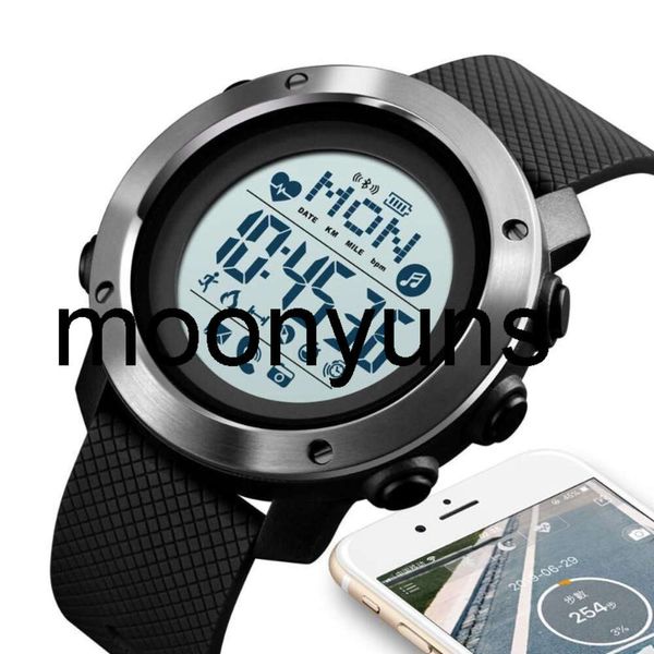 Skmei Watch Wallwatches Skmei Sports al aire libre Moda Moda Compass Watch Digital Wats Bluetooth Heart Fitness Relogio Masculino Alta calidad