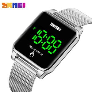SKMEI Waterdicht Mannelijk Polshorloge LED Touchscreen Mannen Digitale Horloges 2020 Topmerk Luxe Herenklok Relojes Para Hombre 1532 X0524