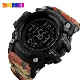 SKMEI étanche hommes montres de sport marque de luxe mode militaire montre numérique LED horloge électronique hommes relogio masculino X0524