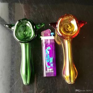 Tuyau de verre coloré de crâne, gros bongs bangs casque de brûleur d'huile tuyaux d'eau tuyau de verre pipe gigots fumer livraison gratuite