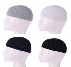 Skull Cap Beanies Hoge kwaliteit Breien Islamitische Kufi Topi Moslim Gebedshoed Turks Made Namaz Egyptian Mens Head Wear8224447