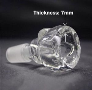 Skull Desig Glass Bowl 18,8 mm Vier kleuren geschikt voor glazen asbongbongs en glazen bubblers gratis verzending