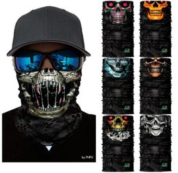 Skull Face Masks Magic Craquins cyclistes Camping Chasse grimpant Bandana Bandan Band Couge Gaiter Tube Scarf pour Men4727135