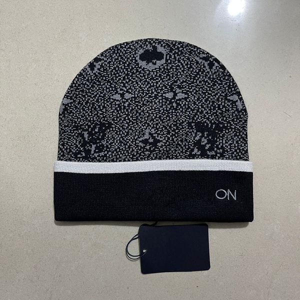 Crâne Fashin designer beanie luxe hommes baseball chapeau sport coton tricoté chapeaux crâne casquettes ajusté classique triangle lettre imprimé laine bonnets casua