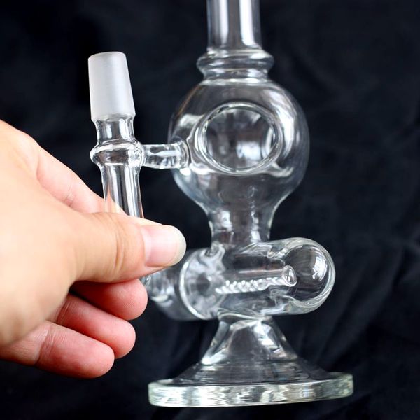 Skull Glass Bong Hookahs Dab Rig Water Pipes 8 