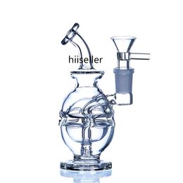 Skull Glass Bong Smoke Water Pijpen Hookahs Shisha met 10 mm glazen banger recycler Oil Rigs Heady Water Bongs