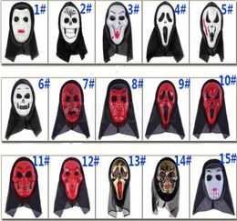 schedel Halloween masker maskers maskers schreeuwen skelet grimace props maskerade masker volledig gezicht voor mannen vrouwen enge masker dc8594296256