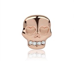 Skull Head Alloy Charm Bead Big Hole Fashion Femmes Bijoux Style européen pour le bricolage Pan Collier Panza006143851888
