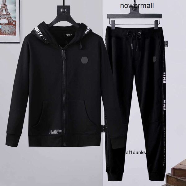 SKULL Vestes Survêtements CRYSTAL Hommes Pantalons PANTALONS Plein Survêtement BEAR Sweats à capuche Casual Hommes Joer Philipps HOODIE Ensembles Sporting JACKET Suit 74191 pp 6QGB