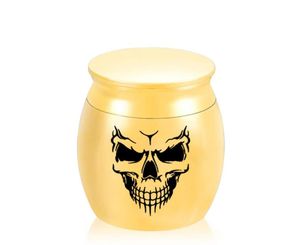 Skull Mini Cremation Urns Funeral Urn For Ashes Holder Small KeepSake Memorials Jar 30 x 40 mm6244754