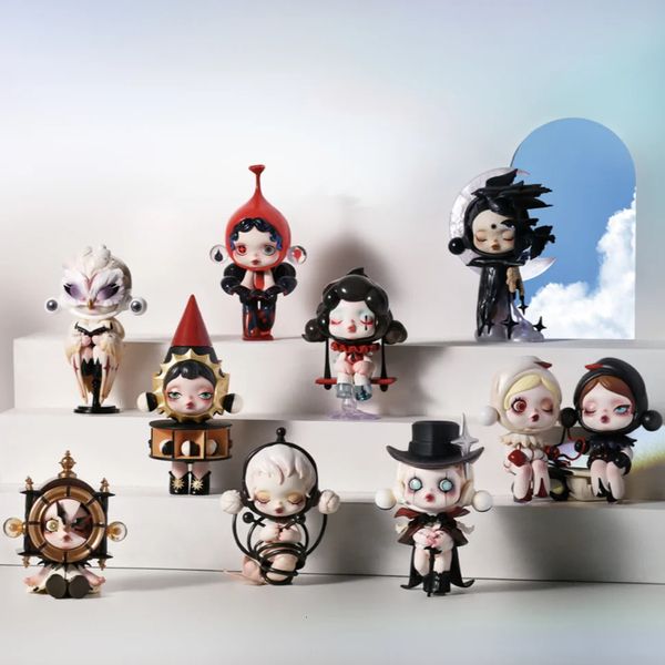 Skullpanda Image de la série de réalité Mystery Box Box Migne Toys Dolls Kawaii Anime Action Figure confirmée Blind Girls Gift 240301 240325