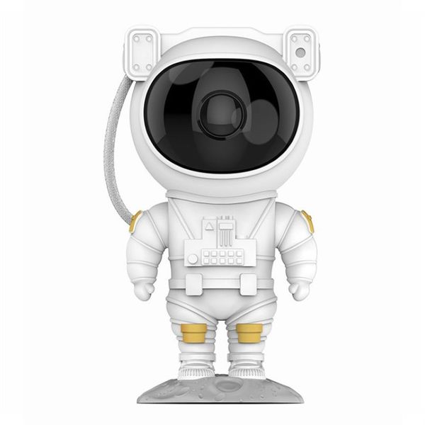 Lampe de projection de ciel veilleuses astronaute galaxie étoilée projecteur laser étoile charge USB lampe d'ambiance enfants chambre décor garçon 302e