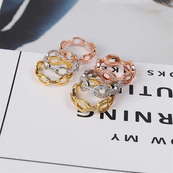 Sky Star Pig Nez Anneau Diamants Sans Perceuse Deux Styles 3 Couleurs Simplicité Mode Rings284y