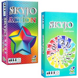 Skyjo Card Party Interaction Entertainment Board Game Version anglaise du dortoir étudiant de la famille