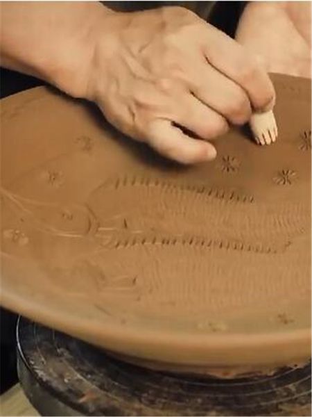 Skylife Pottery Craft Wood Pottery Stamps Ceramic Cerámica Textura de fulma de escultura SELLO BLOQUE DE ARTE SUMINARSE