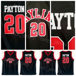 Skyline High School Gary Payton Jersey 20 Basketball College Team Couleur Noir Pour Les Fans De Sport Université Respirant Pur Coton Broderie Chemise Hommes NCAA