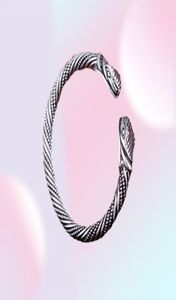 Skyrim Metal Head Open Bracelets Bangles Viking Indian Bijoux Accessoires Religieux serpent homme bracelet l2208125085872