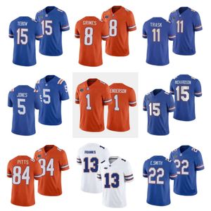 SL Florida Gators Football Jersey College NCAA Tim Tebow Emmitt Smith Anthony Richardson Trevon Grimes Pitts Kyle Trask Trevor Etienne