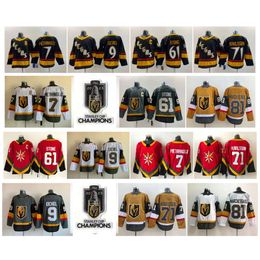 SL Golden Knights William Sson VGK Hockey Jersey Vegas Jack Eichel Mark Stone 2023 Finales de la Copa Stanley Jonathan Marchessault Alex Pietrangelo Ed