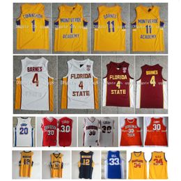 Sl Ja Morant Murray State Racers College Basketball Jerseys Montverde Academy Cade Cunningham Scottie Barnes Steph Curry Davidson Len Bias