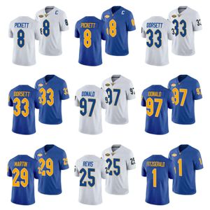 SL Pit Pan Football Jersey College Kenny Pickett Tony Dorsett Aaron Donald Curtis Martin Darrelle Revis Larry Fitzgerald James Conner