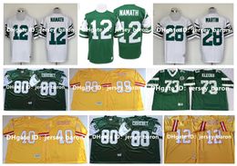 SL Throwback Football Jersey Namath Mark Gastineau Curtis Martin Wayne Chrebet Dennis Byrd Warren Sapp Hardy Nickerson Joe Klecko Mike