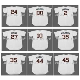 SL Thwback Houston Colt .45's Baseball Jerseys 24 Jimmy Wynn 2 Nellie Fox 35 Joe Morgan 36 Claude Raymond 45 Carlos Lee