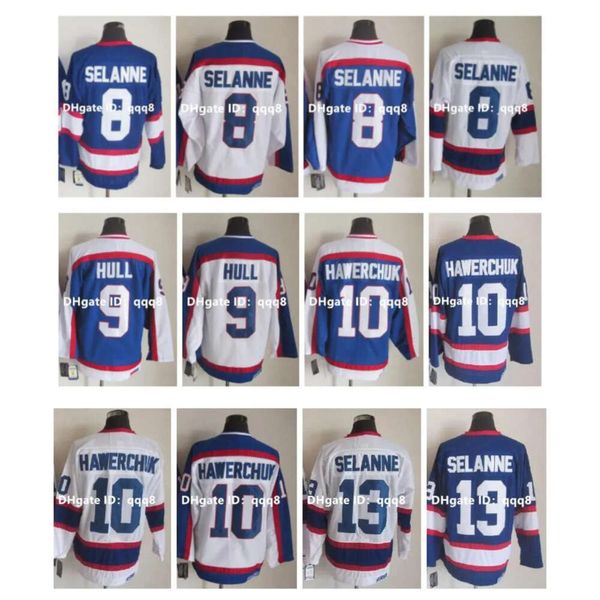 SL vintage CCM Jets Hockey Jersey Teemu Selanne Keith Tkachuk Jim Kyte Dale Hawerchuk Shane Doan Tie Domi Bob Essensa Thomas Steen Lucien