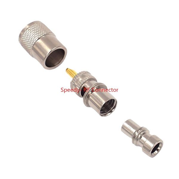 SL16 PL259 Connecteur de bougie mâle UHF SL16 Solde mâle UHF pour RG58 RG142 LMR195 RG400 Câble coaxial Fast Livrot Copper