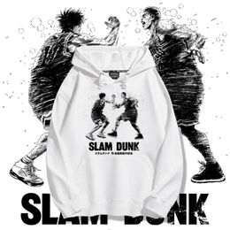 Slam Dunk Master hoodie, basketbal anime voor heren, omringende vloeiende esdoornkleding, kersenhout bloemenpad sport los jack met capuchon