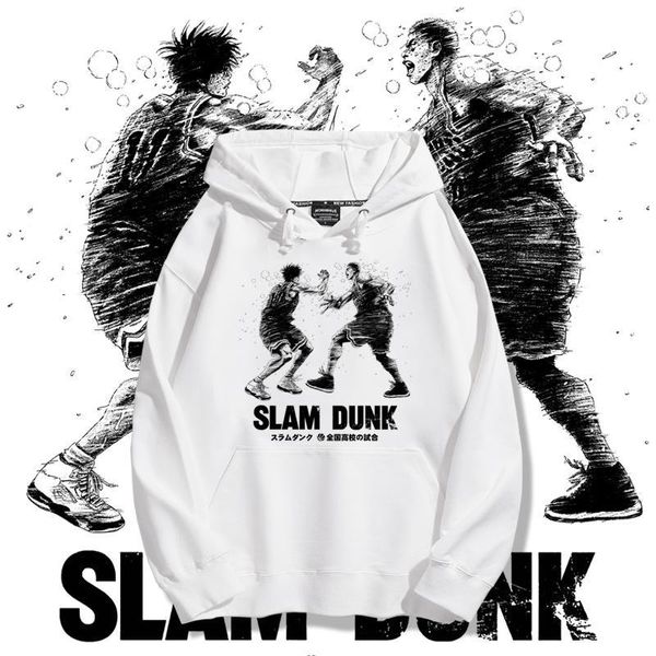 Sweat à capuche Slam Dunk Master, anime de basket-ball pour hommes, vêtements en érable fluides, chemin de fleurs en bois de cerisier, veste à capuche ample