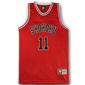 Slam Dunk Shohoku High School No 11 Rukawa Kaede Cosplay SD Top Vest Basketbal Jersey342n