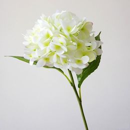 Slap-up Kunstmatige Hydrangea Bloemen Enkele Stam Kunstbloemen 3D Diamond Hydrangea voor Bruiloft Centerpieces Home Party Decoraties