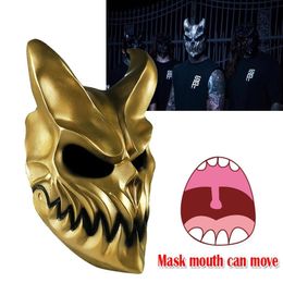 Slaughter To Prevail Alex Terrible Masks Prop Cosplay Mask Halloween Party Deathcore Darkness Mask 200929303E