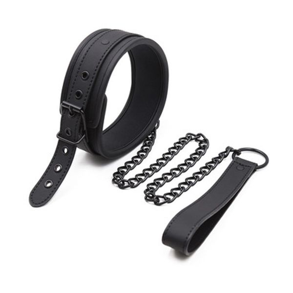 Esclave BDSM collier avec laisse jeux pour adultes sexy Bondage retenue cou poignets fétiche jouets érotiques pour femmes hommes